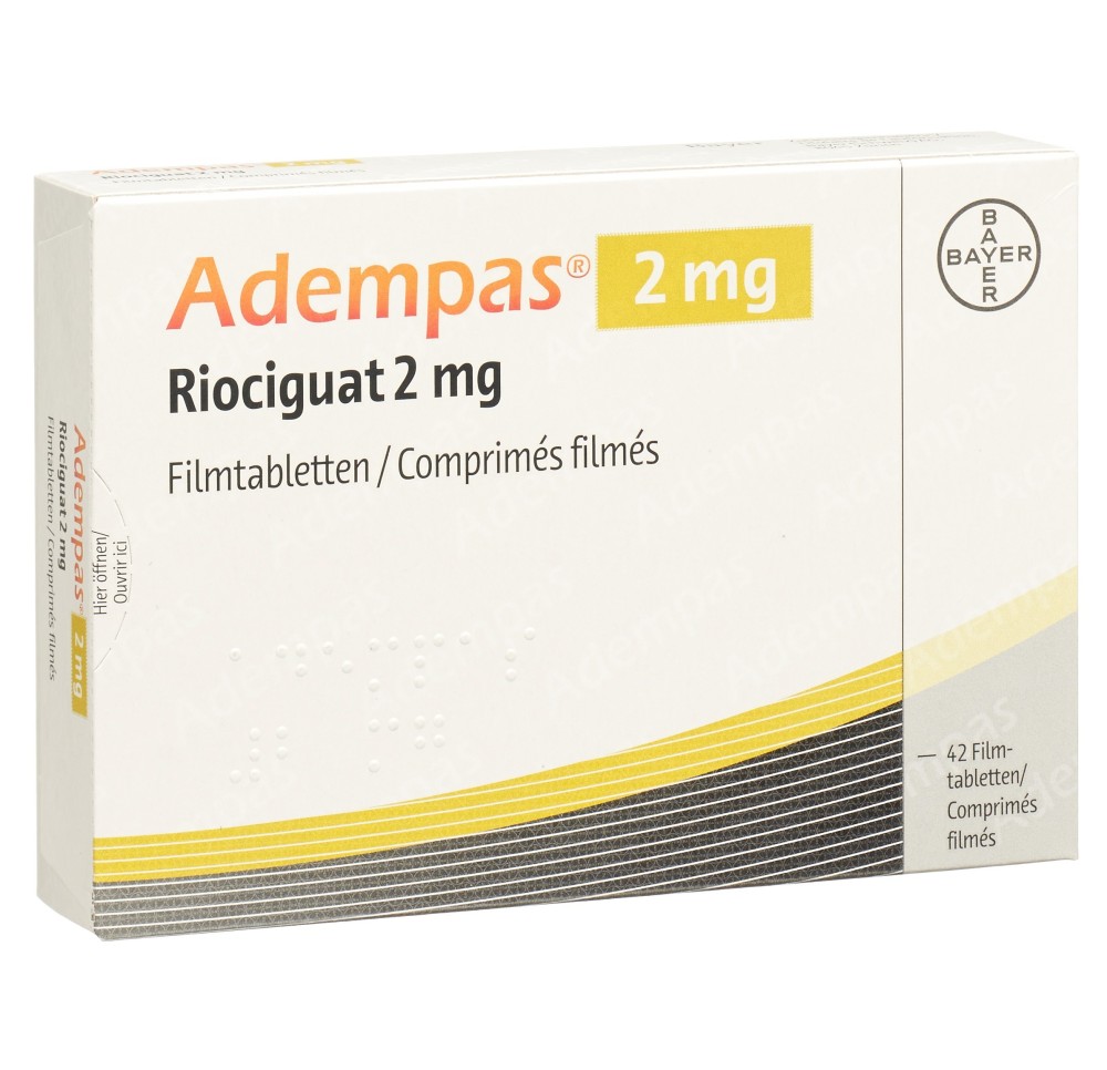 ADEMPAS cpr pell 2 mg 42 pce