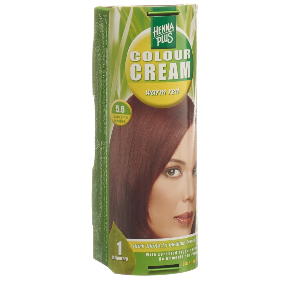 HENNA PLUS colour cream 5.6 rouge chaud 60 ml