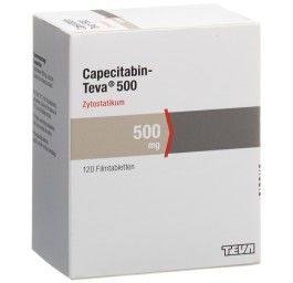 CAPECITABIN Teva cpr pell 500 mg 120 pce