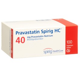 PRAVASTATINE Spirig HC cpr 40 mg 100 pce