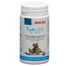 MORGA fer (II) capsules végétales 100 pce
