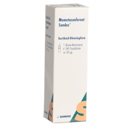 FUROATE MOMETASON Sandoz 50 mcg spr dos 140 dos