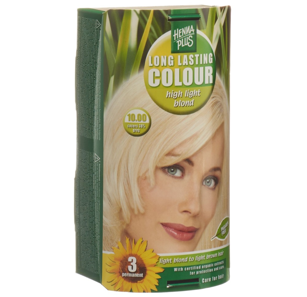 HENNA PLUS long last colour 10.00 blond très clair