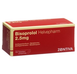 BISOPROLOL Helvepharm cpr 2.5 mg 100 pce