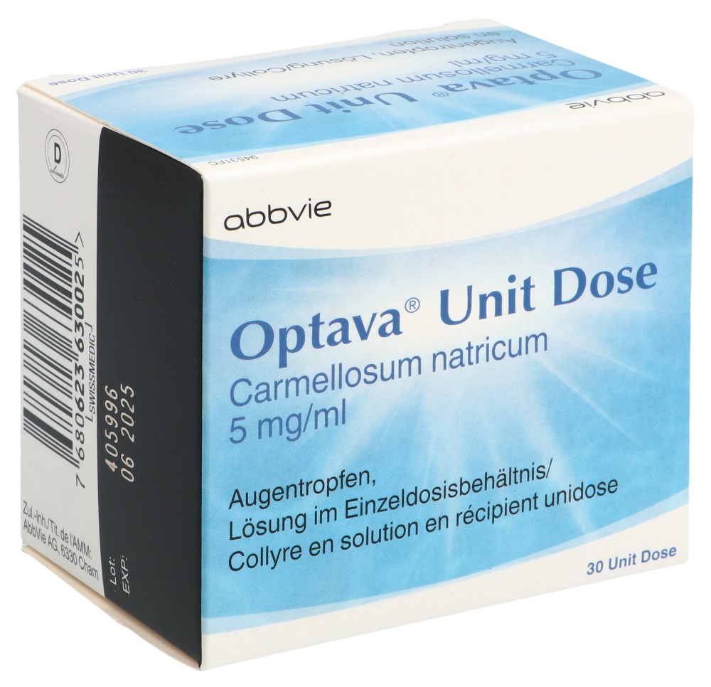 OPTAVA Unit Dose gtt opht 5 mg/ml 30 x 0.4 ml