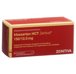 IRBESARTAN HCT Zentiva cpr pell 150/12.5mg 98 pce