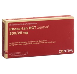 IRBESARTAN HCT Zentiva cpr pell 300/25mg 28 pce