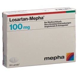 LOSARTAN Mepha Lactab 100 mg 28 pce