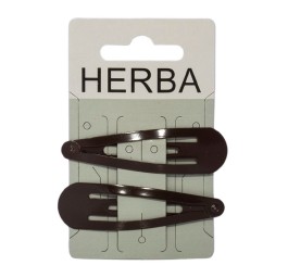 HERBA clic-clac 6.8cm havanna 2 pce