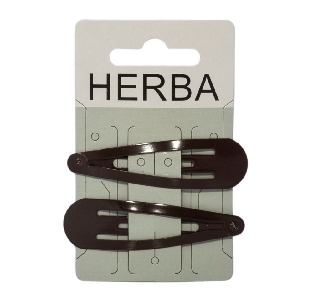 HERBA clic-clac 6.8cm havanna 2 pce