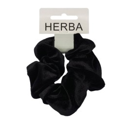 HERBA Scunci 11cm velours noir