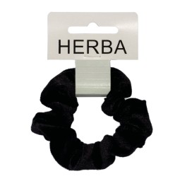 HERBA Scunci 9cm velours noir