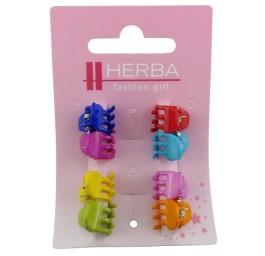 HERBA Kids petite pince 1cm ass 120874 8 pce