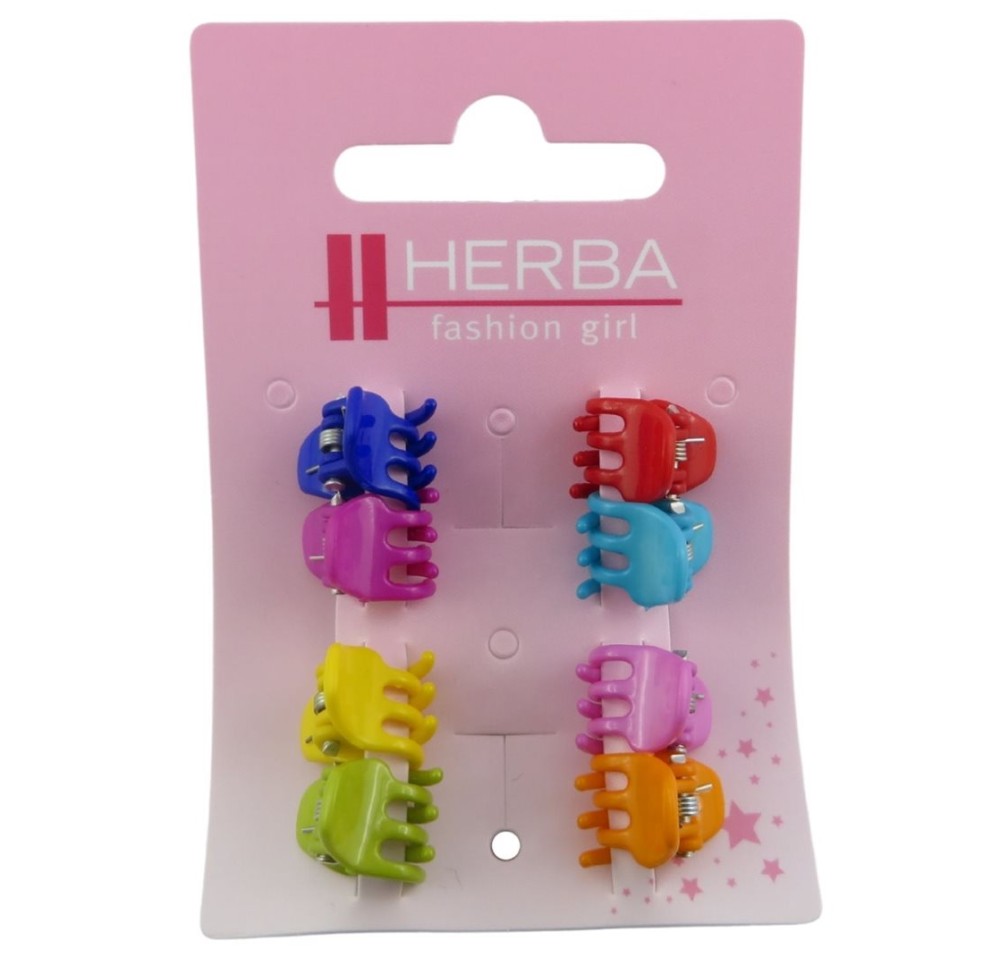 HERBA Kids petite pince 1cm ass 120874 8 pce