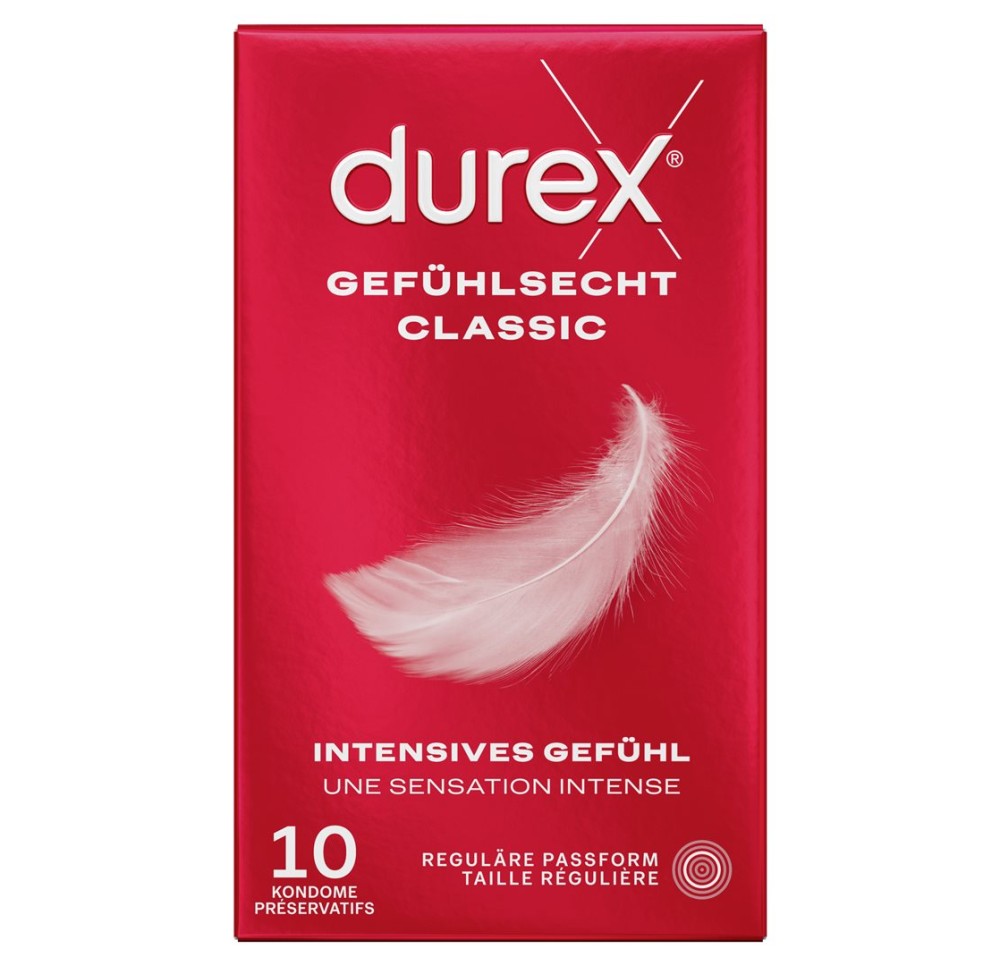 DUREX préservatif sensoriel classic 10 pce DUREX préservatif sensoriel classic 10 pce
