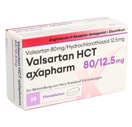 VALSARTAN HCT axapharm 80/12.5 mg 28 pce