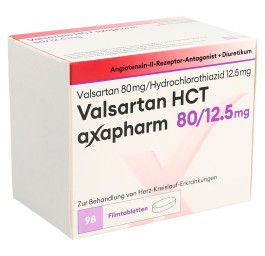 VALSARTAN HCT axapharm 80/12.5 mg 98 pce