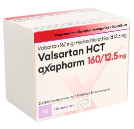 VALSARTAN HCT axapharm 160/12.5 mg 98 pce
