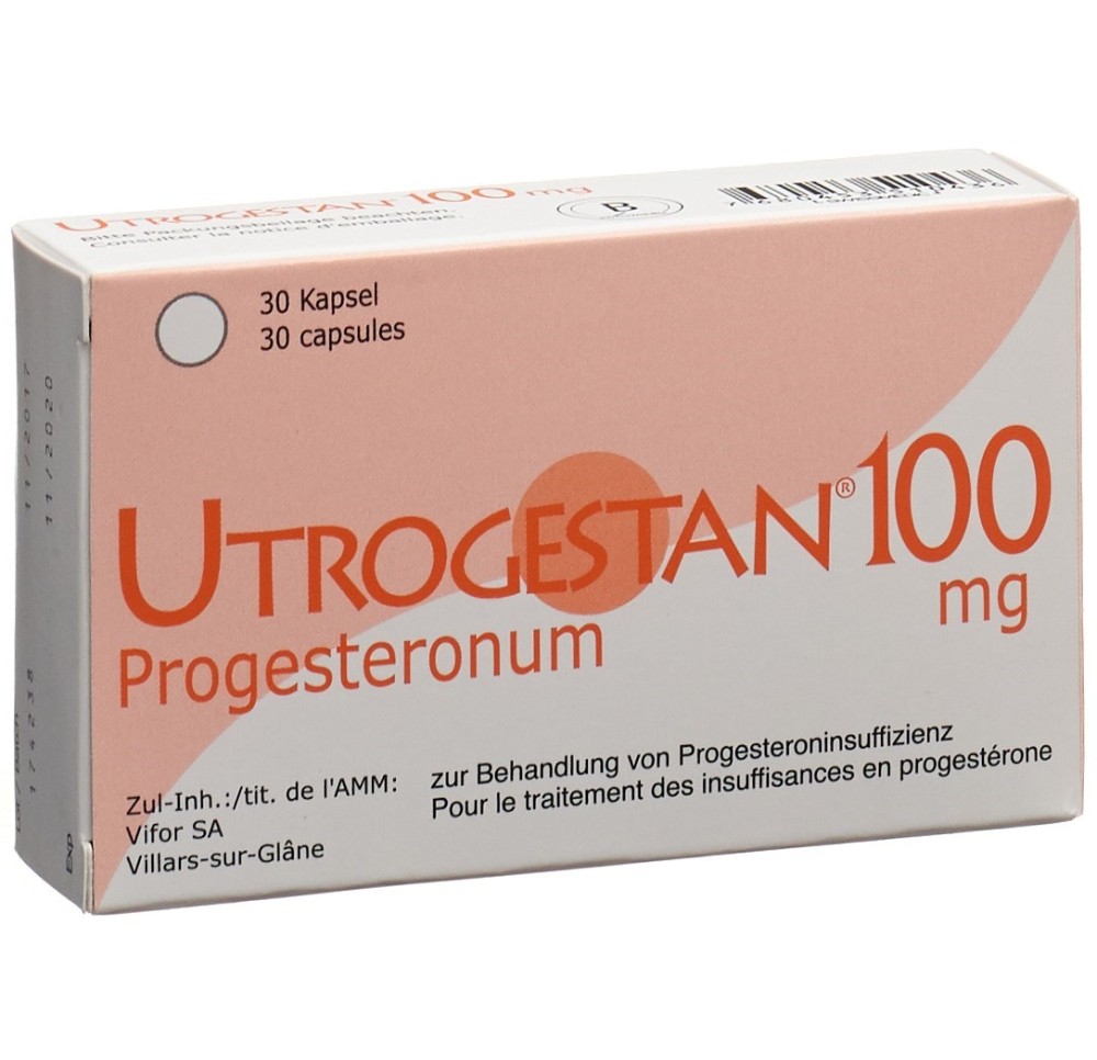 UTROGESTAN caps 100 mg 30 pce UTROGESTAN caps 100 mg 30 pce