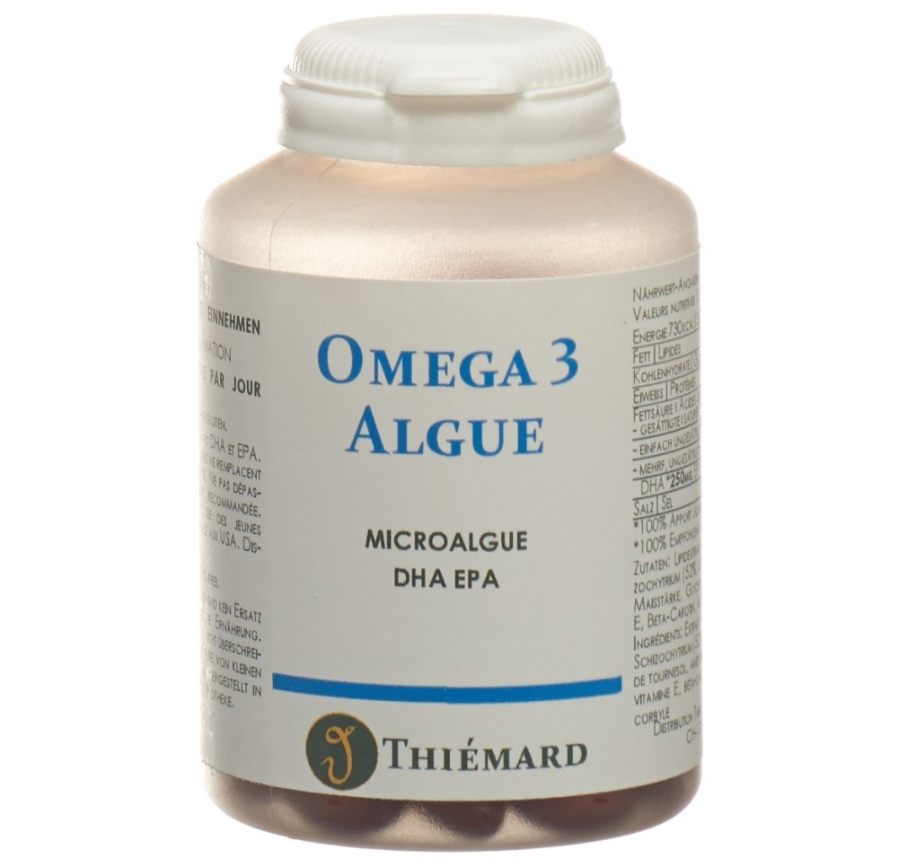 THIEMARD Omega 3 algue DHA EPA caps 500 mg 100 pce