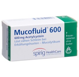 MUCOFLUID cpr eff 600 mg bte 7 pce