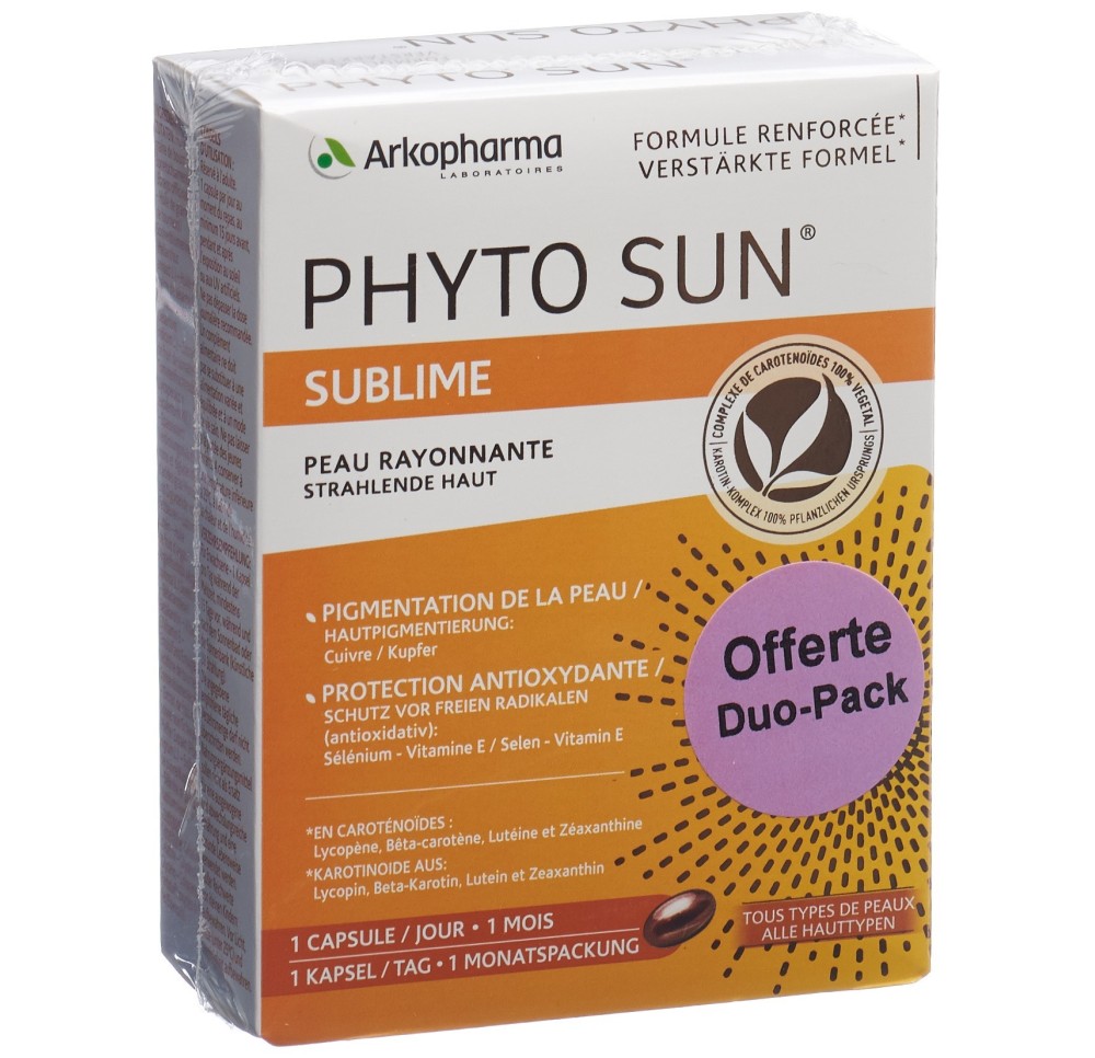 PHYTO SUN sublime caps duo 2 x 30 pce PHYTO SUN sublime caps duo 2 x 30 pce