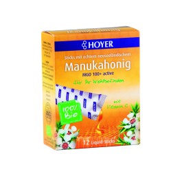 HOYER miel de Manuka stick bio 12 pce