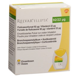 RELVAR ELLIPTA pdr inh 92mcg/22mcg 30 dos