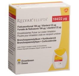 RELVAR ELLIPTA pdr inh 184mcg/22mcg 30 dos