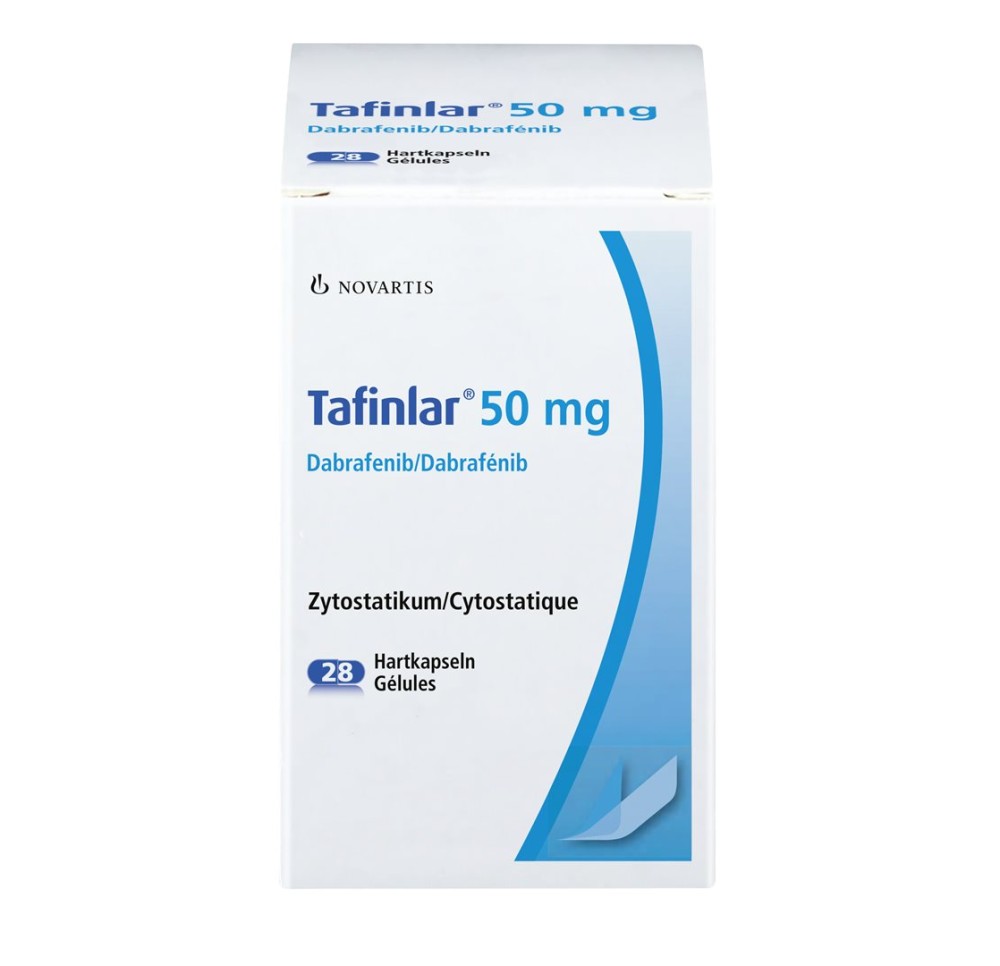 TAFINLAR caps 50 mg bte 28 pce