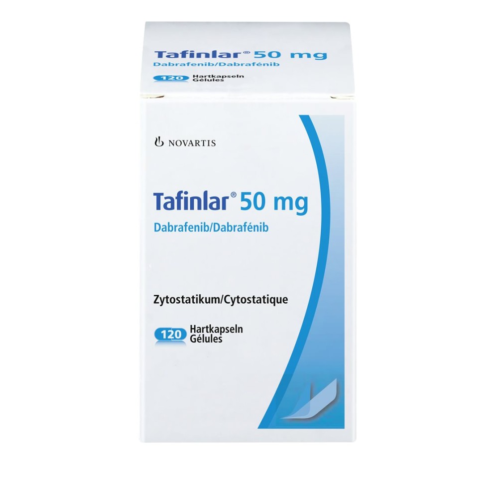 TAFINLAR caps 50 mg bte 120 pce TAFINLAR caps 50 mg bte 120 pce