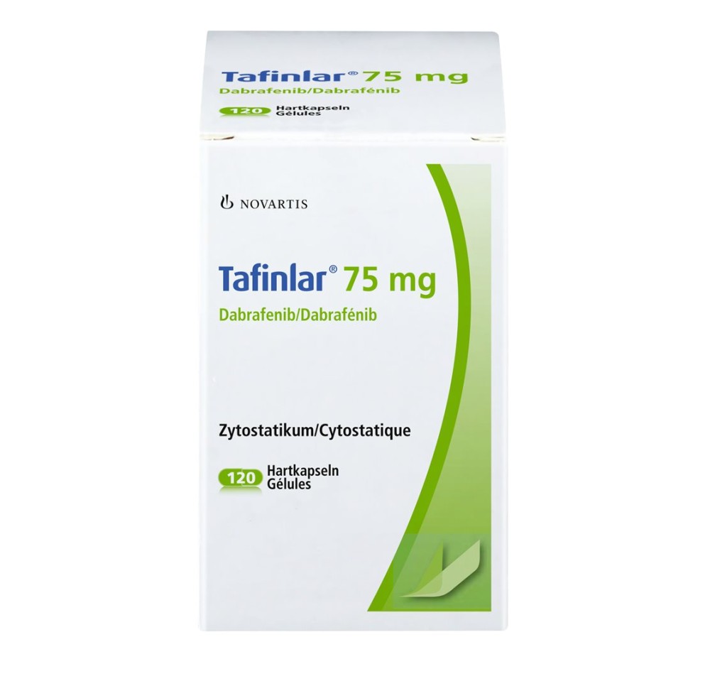 TAFINLAR caps 75 mg bte 120 pce TAFINLAR caps 75 mg bte 120 pce