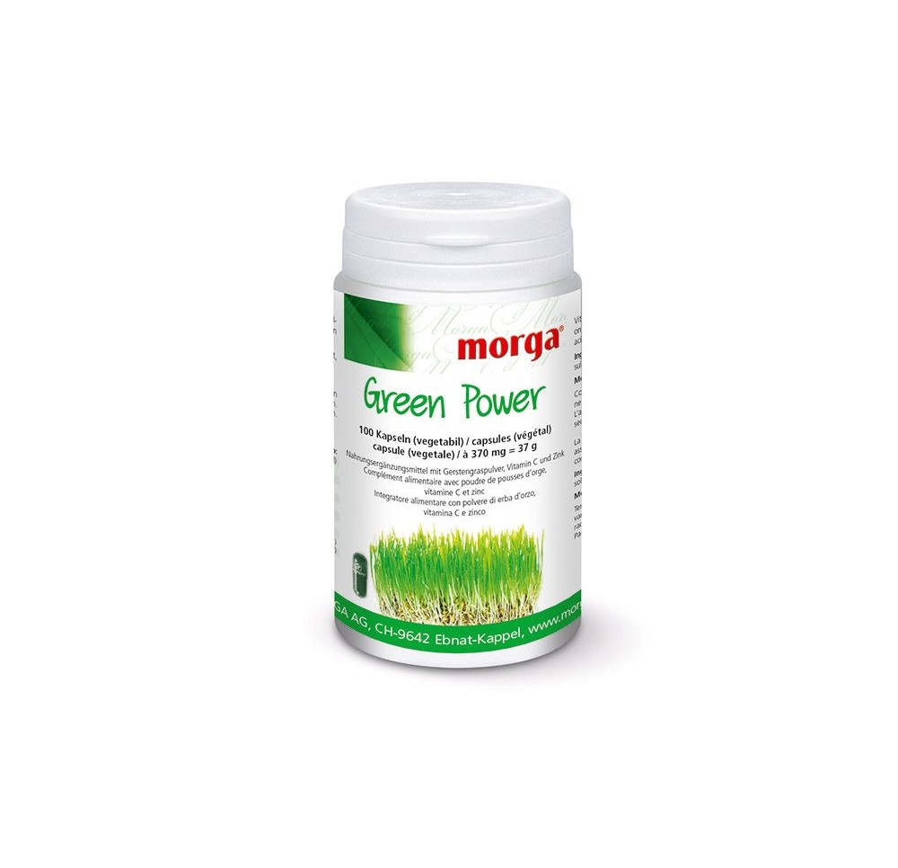 MORGA Green Power capsules végétales 100 pce MORGA Green Power capsules végétales 100 pce