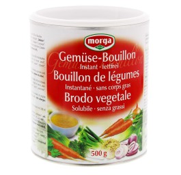 MORGA bouillon de légumes sans graisse bte 500 g