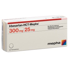 IRBESARTAN-HCT Mepha cpr pell 300/25 28 pce
