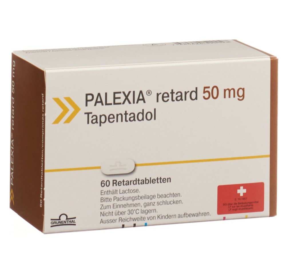 PALEXIA cpr ret 50 mg 60 pce PALEXIA cpr ret 50 mg 60 pce