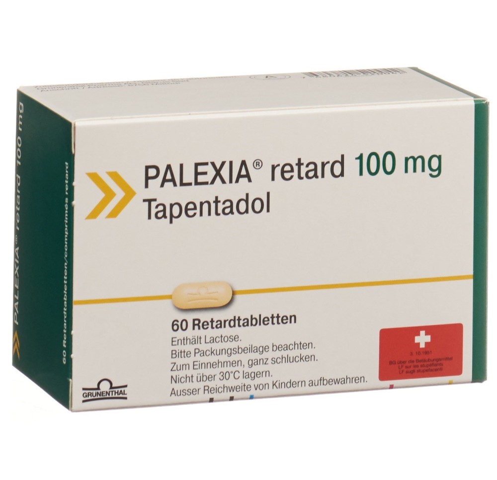 PALEXIA cpr ret 100 mg 60 pce PALEXIA cpr ret 100 mg 60 pce