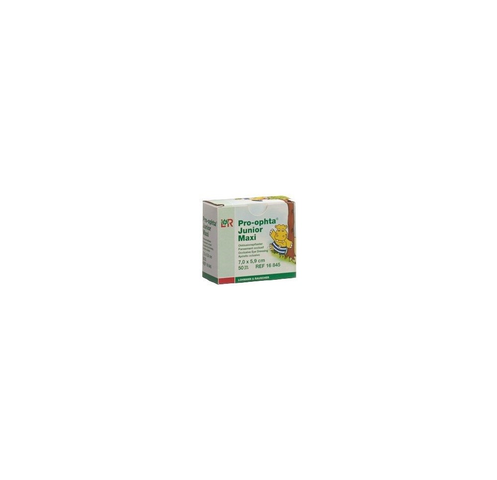 PRO-OPHTA Jun pans occlusif maxi 7.0x5.9cm 100 pce PRO-OPHTA Jun pans occlusif maxi 7.0x5.9cm 100 pce