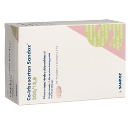 CO-IRBESARTAN Sandoz cpr pell 300/12.5 mg 98 pce