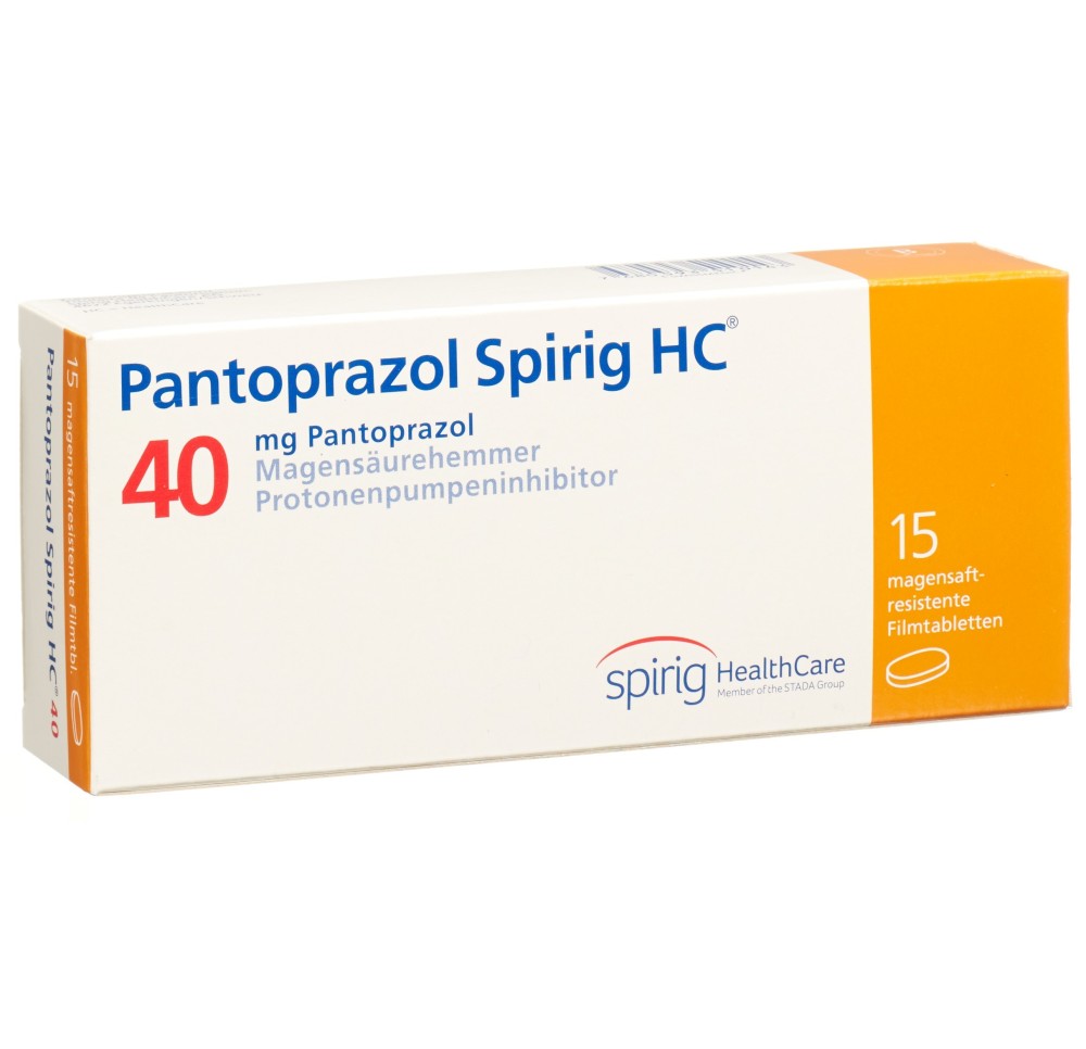 PANTOPRAZOLE Spirig HC cpr 40 mg 15 pce PANTOPRAZOLE Spirig HC cpr 40 mg 15 pce