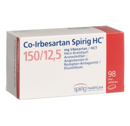 CO-IRBESARTAN Spirig HC cpr pell 150/12.5mg 98 pce