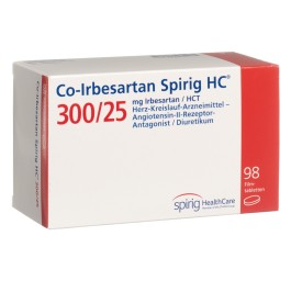 CO-IRBESARTAN Spirig HC cpr pell 300/25mg 98 pce