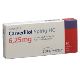 CARVEDILOL Spirig HC cpr 6.25 mg 30 pce