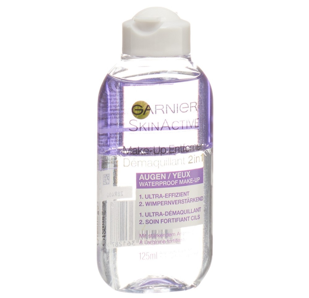 GARNIER Skin Make-up Entferner Augen 2in1 125 ml GARNIER Skin Make-up Entferner Augen 2in1 125 ml