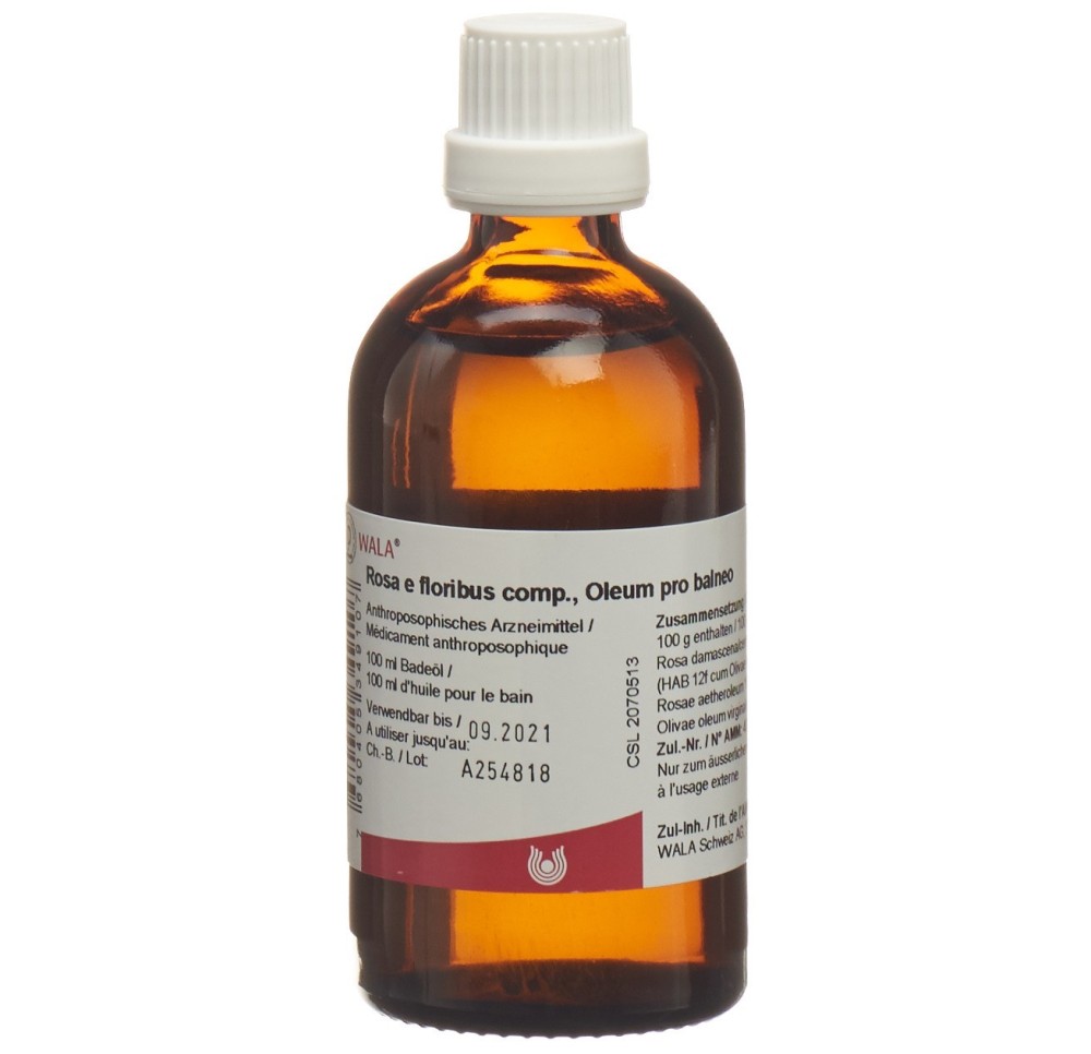 WALA rosa e floribus comp 10 % oleum balneo 100 ml