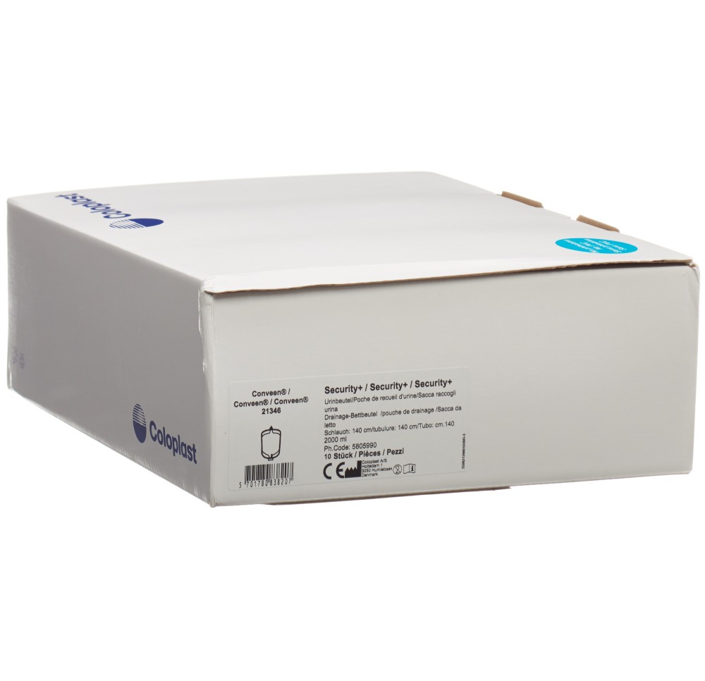 CONVEEN Secur Plus poch nuit no-stér 2000ml 10 pce