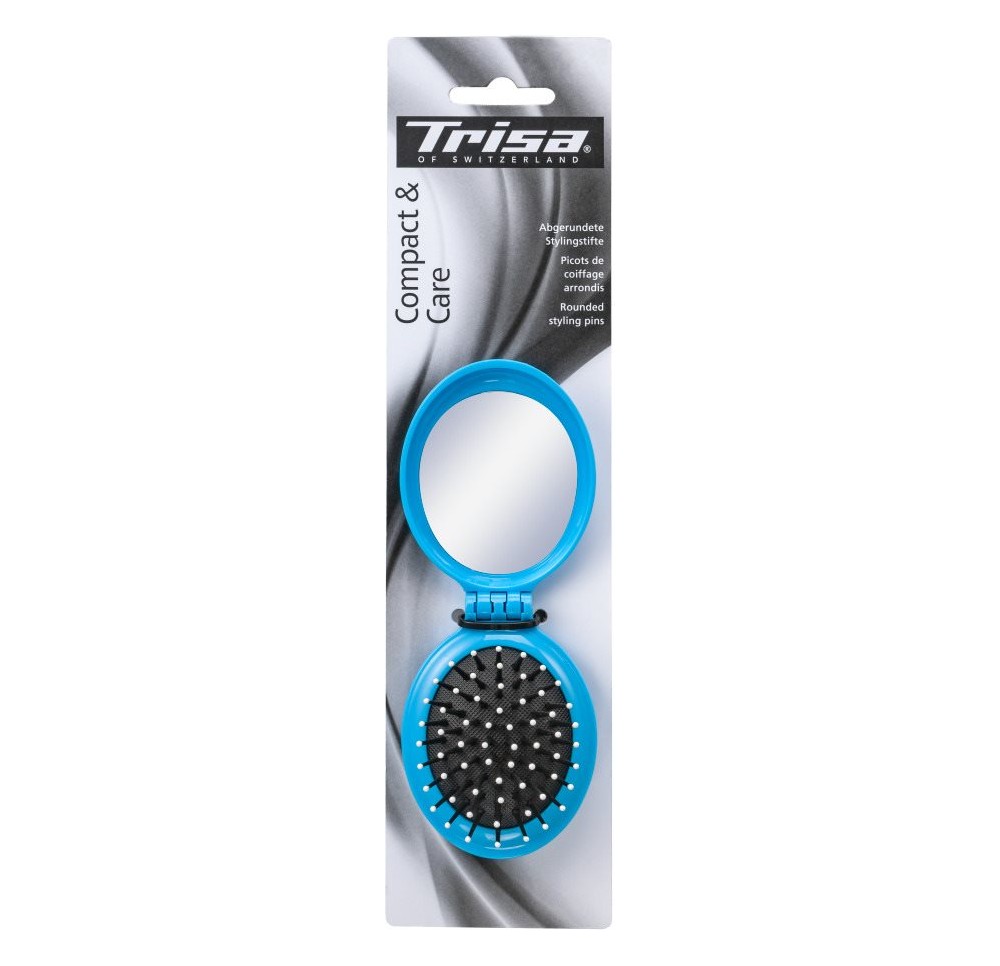 TRISA Basic Travel brosse pliable avec miroir