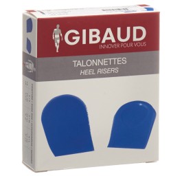 GIBAUD talonnette Gr2 39-42 silicone bleu 1 paire
