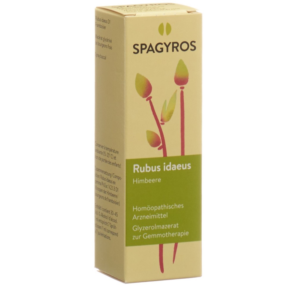 SPAGYROS GEMMO rubus idaeus mac glyc 1 D 30 ml