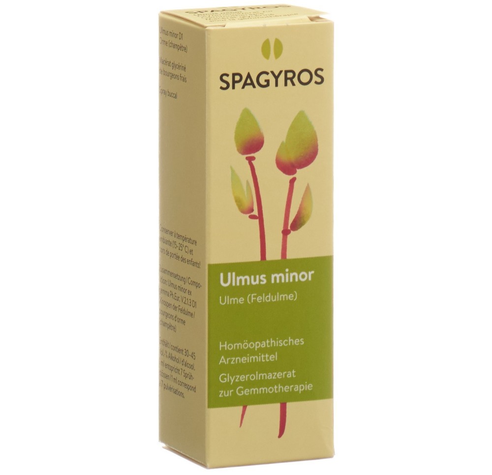 SPAGYROS GEMMO ulmus minor mac glyc 1 D 30 ml